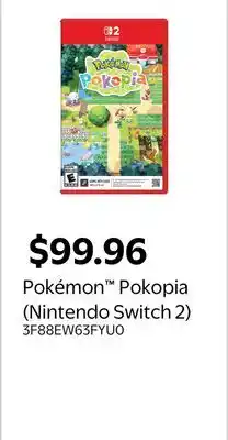 Walmart Pokémon Pokopia (Nintendo Switch 2) offer