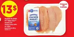 Maxi escalope de poulet PC Menu bleu offer