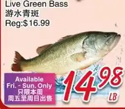 Foody Mart Live Green Bass offer