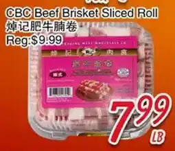 Foody Mart CBC Beef Brisket Sliced Roll offer