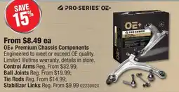 PartSource OE+ Premium Chassis Components offer