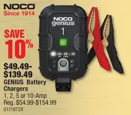 PartSource GENIUS Battery Chargers offer