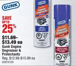 PartSource Gunk Engine Degreaser & Protectants offer