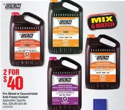 PartSource Pre-Mixed or Concentrated Anti-Freeze Coolant offer