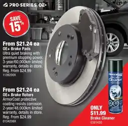PartSource OE+ Brake Pads offer