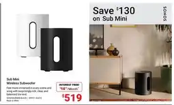 Visions Electronics Sub Mini Wireless Subwoofer offer