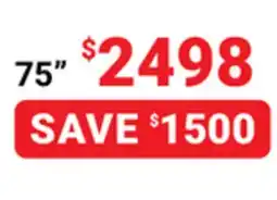 Visions Electronics SAMSUNG Micro RGB 75 R85H SERIES 4K Smart TV offer