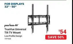 Visions Electronics Peerless-AV TrueVue Universal Tilt TV Mount offer
