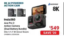 Visions Electronics Insta360 Ace Pro 2 Action Camera (Dual Battery Bundle) offer