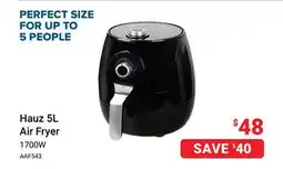Visions Electronics Hauz 5L Air Fryer offer