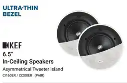 Visions Electronics KEF 6.5 In-Ceiling Speakers offer