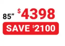 Visions Electronics SONY TRUE RGB BRAVIA 7II XR70M2 SERIES 4K Smart TV 85 offer