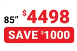 Visions Electronics SAMSUNG Micro RGB R85H SERIES 4K Smart TV offer
