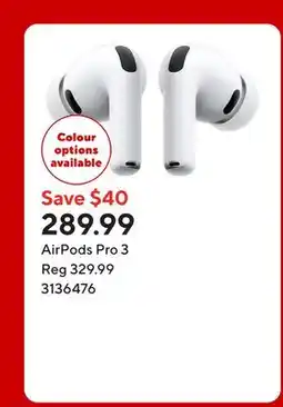 Staples AirPodsPro 3 offer