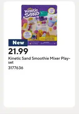 Staples Kinetic Sand Smoothie Mixer Playset offer