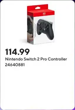 Staples Nintendo Switch 2 Pro Controller offer