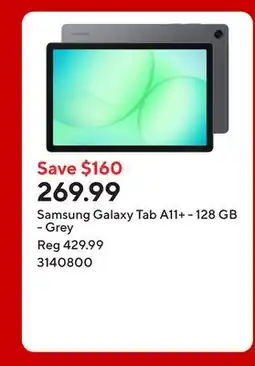 Staples Samsung Galaxy Tab A11+ - 128 GB - Grey offer