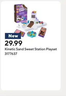 Staples Kinetic Sand Sweet Station Playset offer