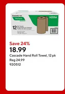 Staples Cascade Hand Roll Towel offer