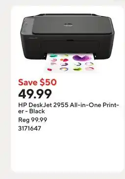Staples HP DeskJet 2955 All-in-One Printer - Black offer