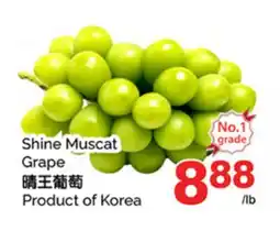 T&T Supermarket SHINE MUSCAT GRAPE offer