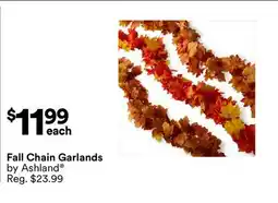 Michaels Fall Chain Garlands by Ashland offer