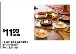 Michaels Faux Food Candles by Ashland offer