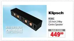 2001 Audio Video Klipsch R30C 3.5 Inch 2-Way Centre Speaker offer