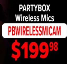 2001 Audio Video JBL PARTYBOX Wireless Mics offer