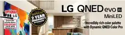 2001 Audio Video 55QNED82B 55 LG QNED evo AI MiniLED offer