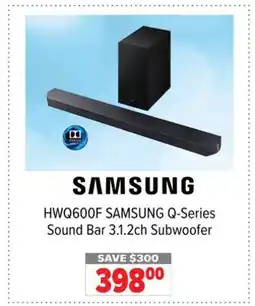 2001 Audio Video HWQ600F SAMSUNG Q-Series Sound Bar 3.1.2ch Subwoofer offer