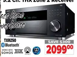 2001 Audio Video TXRZ50 9.2 Ch. THX Zone 2 Receiver offer