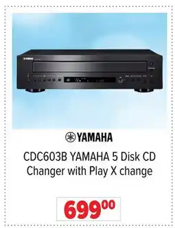 2001 Audio Video CDC603B YAMAHA 5 Disk CD Changer with Play X change offer