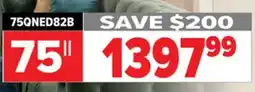 2001 Audio Video 75QNED82B 75|| LG QNED EVO AL MiniLED offer