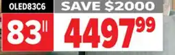 2001 Audio Video OLED83C6 83 OLED 4K ALPHA 9 HDR PANEL offer