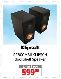 2001 Audio Video RP600MBII KLIPSCH Bookshelf Speaker offer