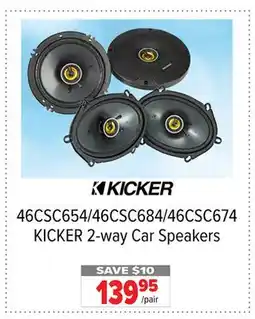 2001 Audio Video 46CSC654/46CSC684/46CSC674 KICKER 2-way Car Speakers offer