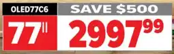 2001 Audio Video OLED77C6 77 LG OLED 4K ALPHA 9 HDR PANEL offer