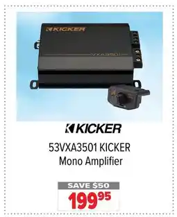 2001 Audio Video 53VXA3501 KICKER Mono Amplifier offer