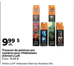 Michaels Trousse de peinture par numéros pour l'Halloween d'Artist's Loft offer