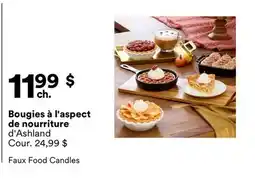 Michaels Bougies à l'aspect de nourriture d'Ashland offer