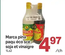 T&T Supermarket MARCA PINA PAQU ÉCO SCE SOJA ET VINAIGRE, 1LX2 offer