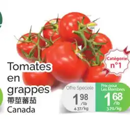 T&T Supermarket Tomates en grappes offer