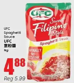 Btrust Supermarket Ufc spaghetti sauce offer