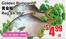 Oceans Fresh Food Market Golden Pompano offer