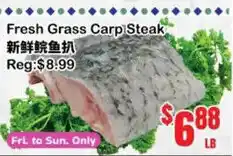 Oceans Fresh Food Market Fresh Grass Carp Steak offer