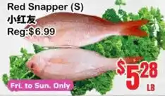 Oceans Fresh Food Market Red Snapper offer