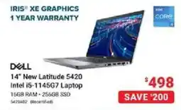 Visions Electronics Dell 14" New Latitude 5420 Intel i5-1145G7 Laptop offer