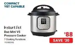 Visions Electronics Instant Pot Duo Mini V5 Pressure Cooker offer