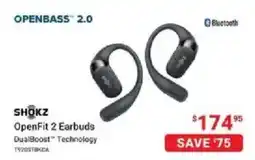 Visions Electronics Shokz OpenFit 2 Earbuds offer